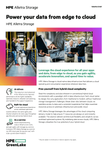 HPE HPE Alletra Storage